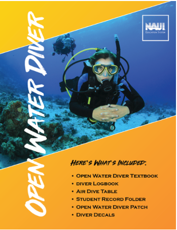 NAUI Open Water Scuba Diver eLearning and Materials